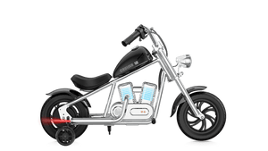 HYPER GOGO Challenger 12 Plus (W APP) + Training Wheels - Kids - HYPER|Chall|Black eBike Super Shop