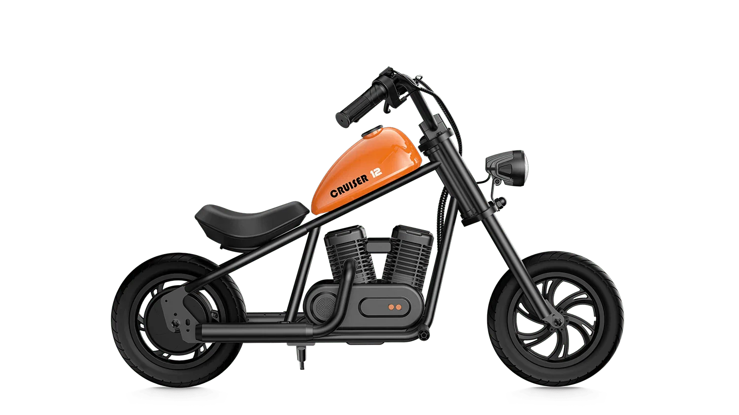 HYPER GOGO Cruiser 12 Electric Kids Mini Motorcycle eBike - 21.9v 160 w - Youth eMotorcycle - HYPER|ORANG|2247 eBike Super Shop
