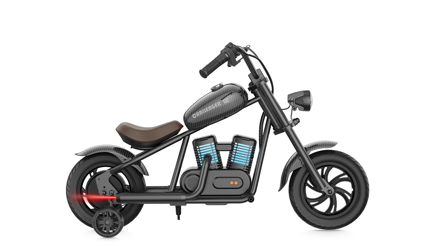 eBike Hyper Gogo Challenger 12 Plus + Training Wheels Product Image Carbon Black 5329555