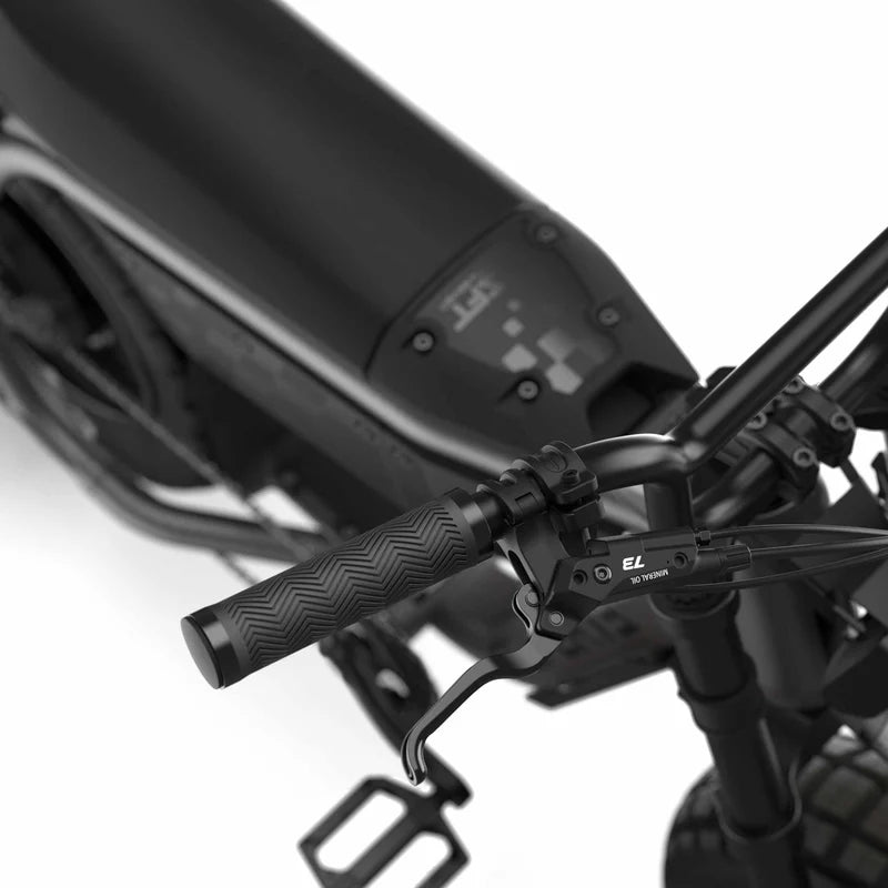 Super73 MZFT eBike in Titanium Ore color, side view, showcasing frame design and tires