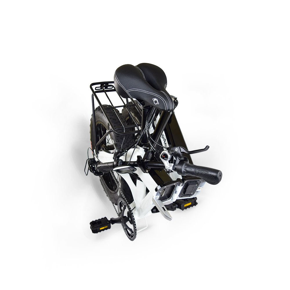 JUPITER Folding Fat Tire eBike Defiant - Folding Step Over 750 w Electric Folding eBike - Folding Ebike - JUPIT|BLACK|1836 eBike Super Shop