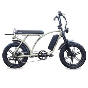 Green Kasen Kabbit Plus eBike packaged inside a white box, product image on a white background.