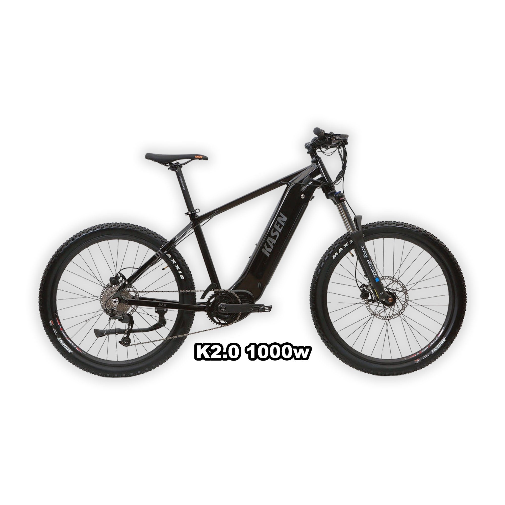 eBike KASEN K2.0 1000w - Black - Ready to Ride