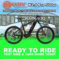 eBike Kasen K2.0 Pro 500w - Black - Ready to Ride