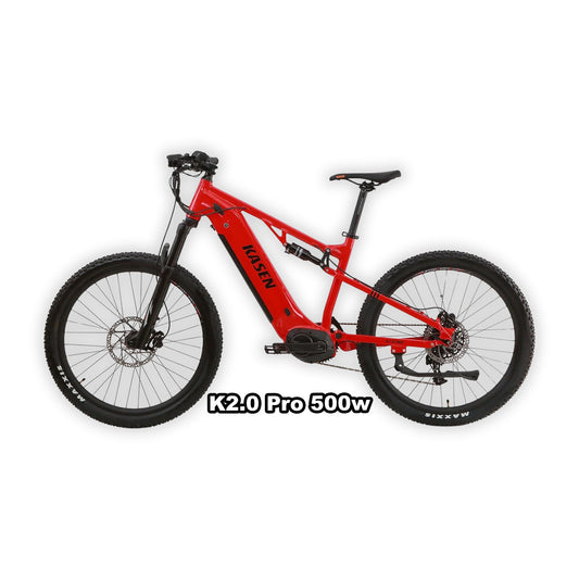 eBike Kasen K2.0 Pro 500w - Red - Ready to Ride