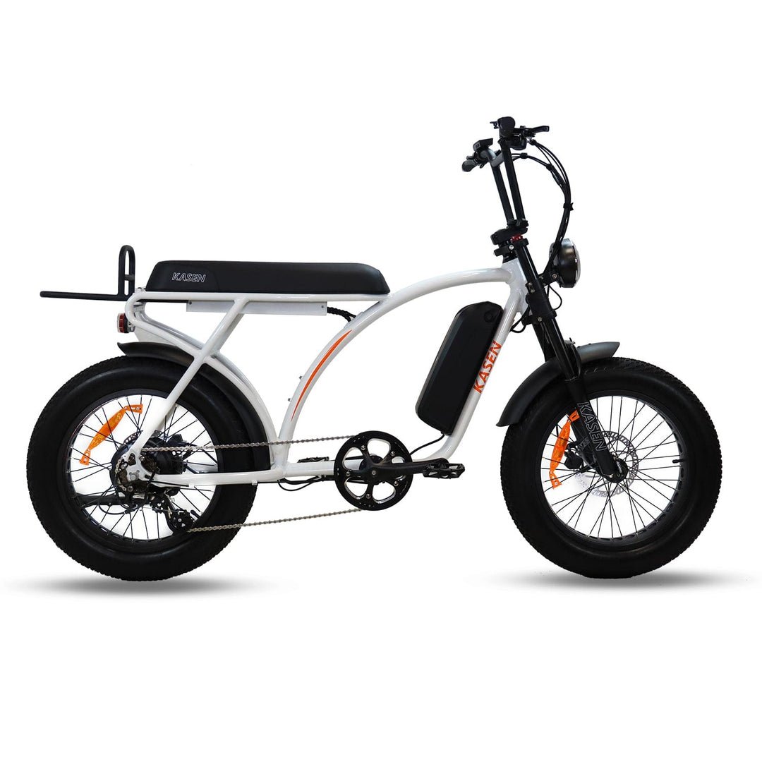 KASEN Kabbit Classic E - Bike - Moto - KASEN|Kabbit Cla|14.5 ah|White eBike Super Shop