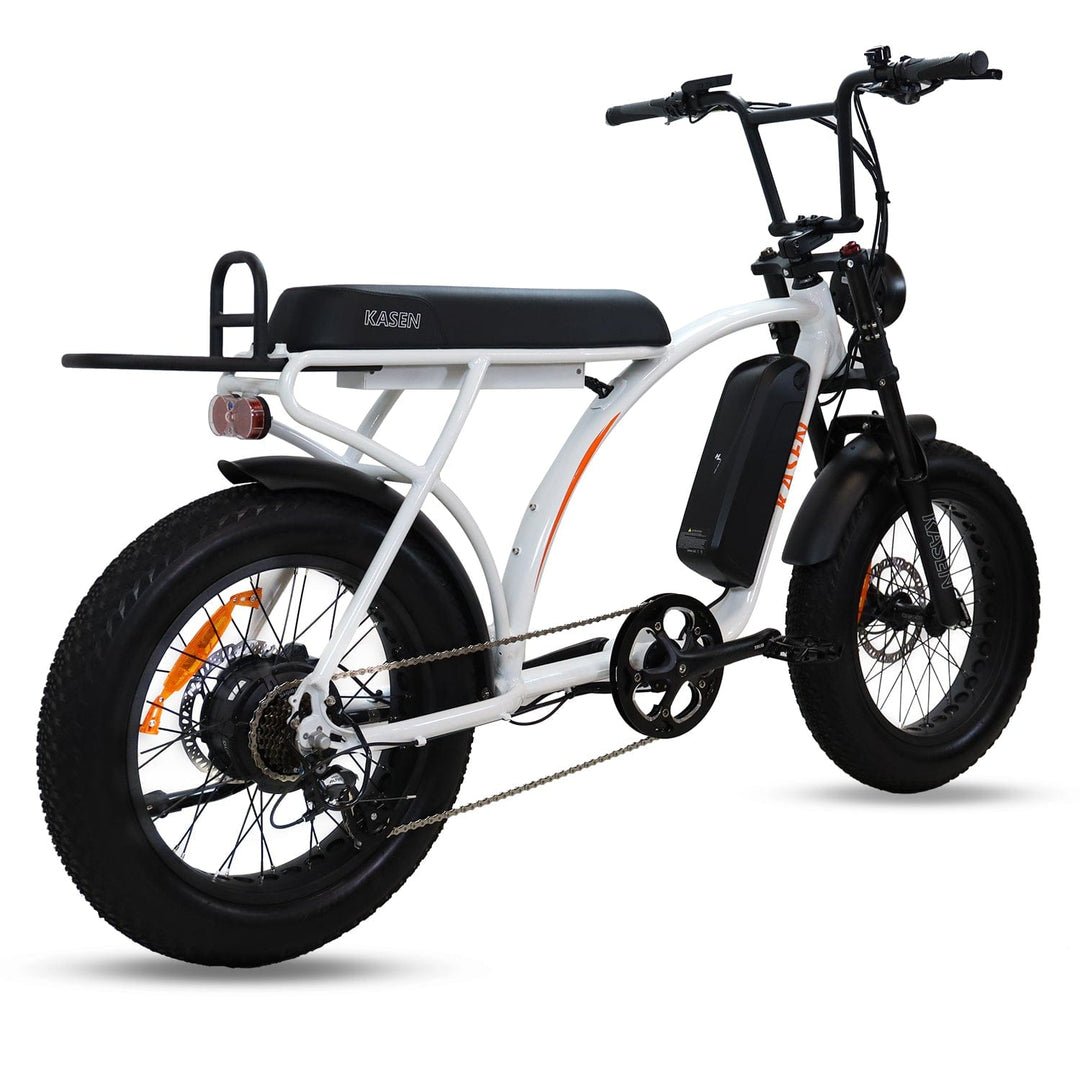 KASEN Kabbit Classic E - Bike - Moto - KASEN|Kabbit Cla|14.5 ah|White eBike Super Shop