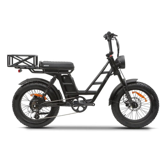 KASEN Malibu 1000 w Step Thru Ebike 20x4 Fat Electric Cargo eBike - Cargo eBike - KASEN|CARGO|BLACK|0218 eBike Super Shop