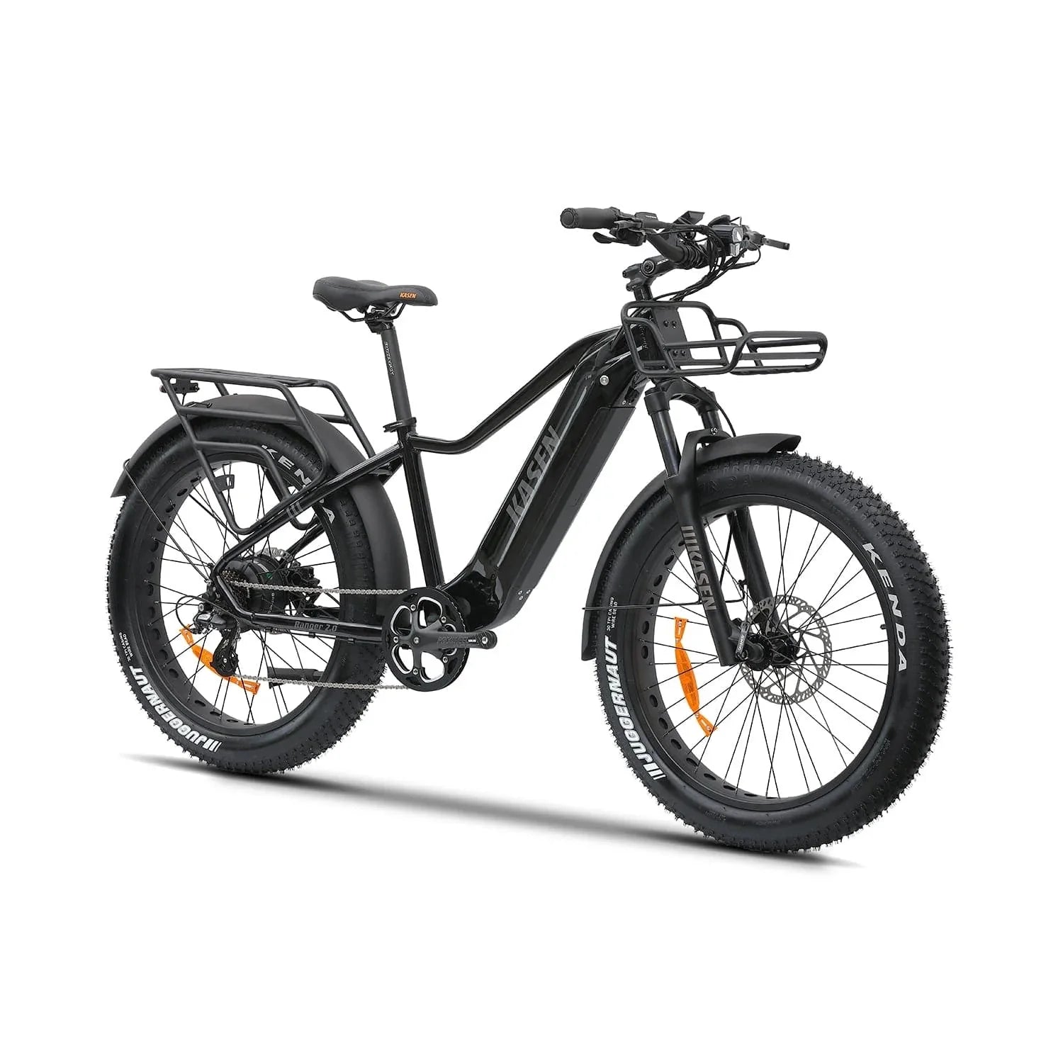 KASEN Ranger 2.0 750 w Step Over Ebike 26x4 Fat Fat Tire Electric Beach Cruiser eBike - Fat Tire Cruiser eBike - eBike Super Shop