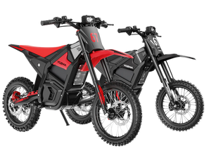Electric scooter eMOTO Yozma IN 10 in black, side view, displayed on a white background.