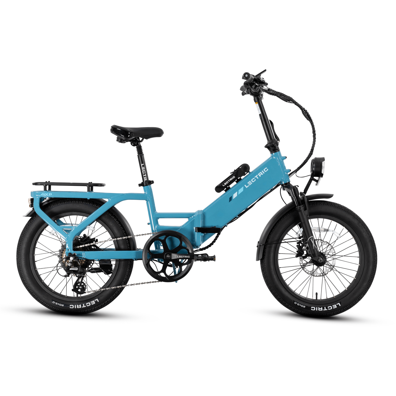 evo cx 750 e-bike trekking Lectric XP4 750 Long-Range Step-Thru Electric Bike in Raindrop Blue | Adult Folding Electric Bike | Class 3 eBike
