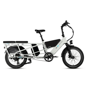 LECTRIC XPedition Cargo 750 w - Fat Tire Electric Cargo eBike - Cargo eBike - LECTR|WHITE|1756 eBike Super Shop