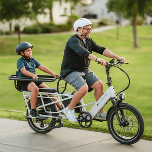 LECTRIC XPedition Cargo Dual Battery Limited - Edition 750 w - Fat Tire Electric Cargo eBike - Cargo eBike - LECTR|BLUE|1757 eBike Super Shop