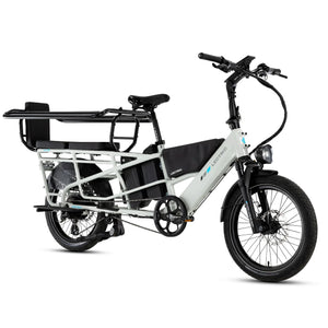 LECTRIC XPedition Cargo Dual Battery Limited - Edition 750 w - Fat Tire Electric Cargo eBike - Cargo eBike - LECTR|WHITE|1758 eBike Super Shop