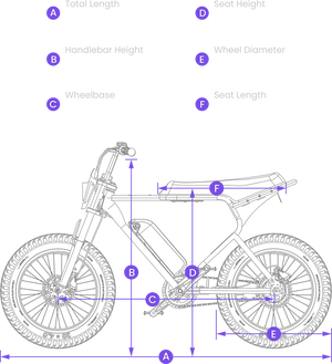MACFOX X1S x Bs.zay Electric e - Moto Style eBike - Step Over 500 w Electric Mini Fat Tire eBike - Moto Style Bike - MACFO|SINGL|2342 eBike Super Shop