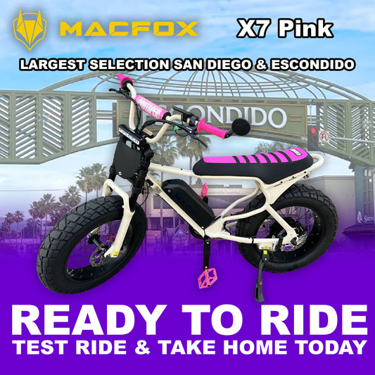 eBike Macfox X7 - Pink Edition - Ready to Ride