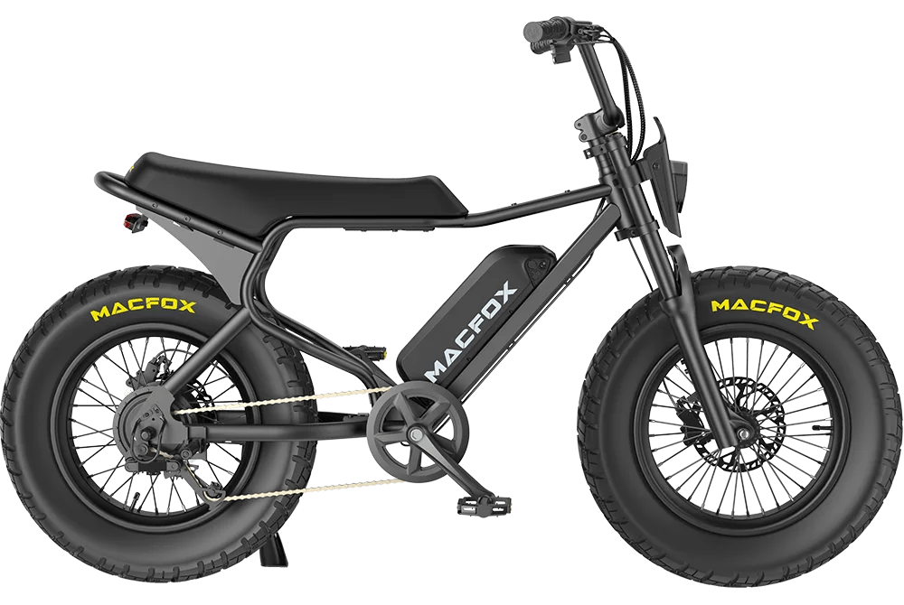 MACFOX X7 - Step Over - MACFO|X7|13 ah|Black eBike Super Shop