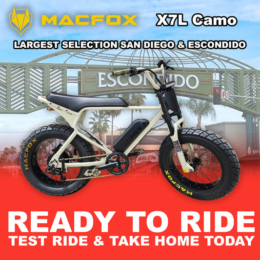 eBike Macfox X7L - Camo - Ready to Ride