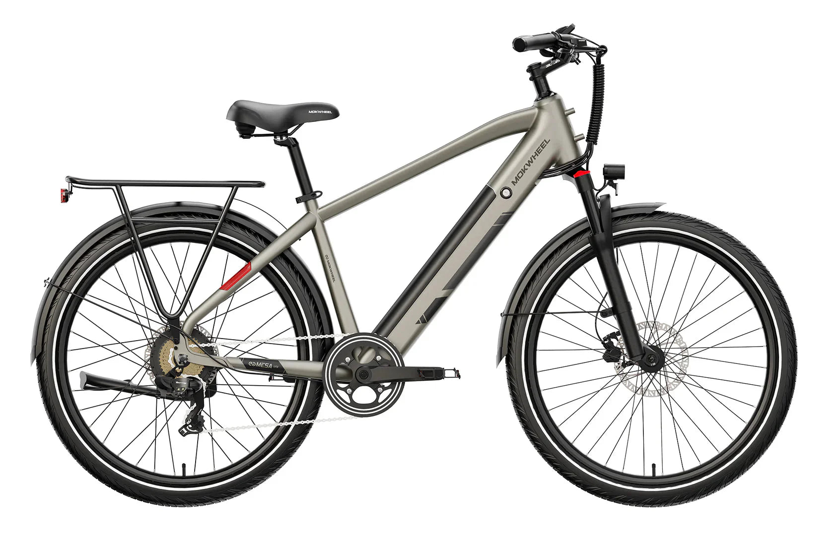 urban e bike price MOKWHEEL Mesa Light 2.0 350 w Step Over Ebike 27.5x2.4 Urban Electric Commuter Bike