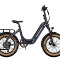 MOKWHEEL Slate 500 w Step Thru Ebike 20x3 Road Electric Folding eBike - Folding Ebike - MOKWH|FOLDI|BLUE|0137 eBike Super Shop