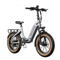 MOKWHEEL Slate 500 w Step Thru Ebike 20x3 Road Electric Folding eBike