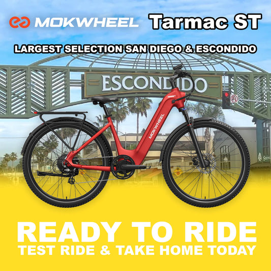 eBike Mokwheel Tarmac ST - Crimson Red - Ready to Ride