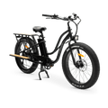 MURF Alpha Cargo Fat Tire Electric Cargo Beach Cruiser eBike - 52v 750 w Electric Cargo eBike - Cargo eBike - MURF|BLACK|2305 eBike Super Shop