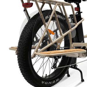 MURF Alpha Cargo Fat Tire Electric Cargo Beach Cruiser eBike - 52v 750 w Electric Cargo eBike - Cargo eBike - MURF|BLACK|2305 eBike Super Shop