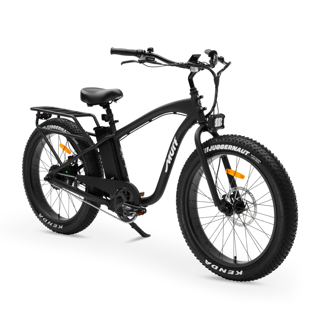 MURF Alpha Murf Fat Tire Electric Beach Cruiser eBike - 52v 750 w Electric Beach Cruiser eBike - Fat Tire Cruiser eBike - MURF|BLACK|2298 eBike Super Shop