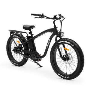 MURF Alpha Murf Fat Tire Electric Beach Cruiser eBike - 52v 750 w Electric Beach Cruiser eBike - Fat Tire Cruiser eBike - MURF|BLACK|2298 eBike Super Shop