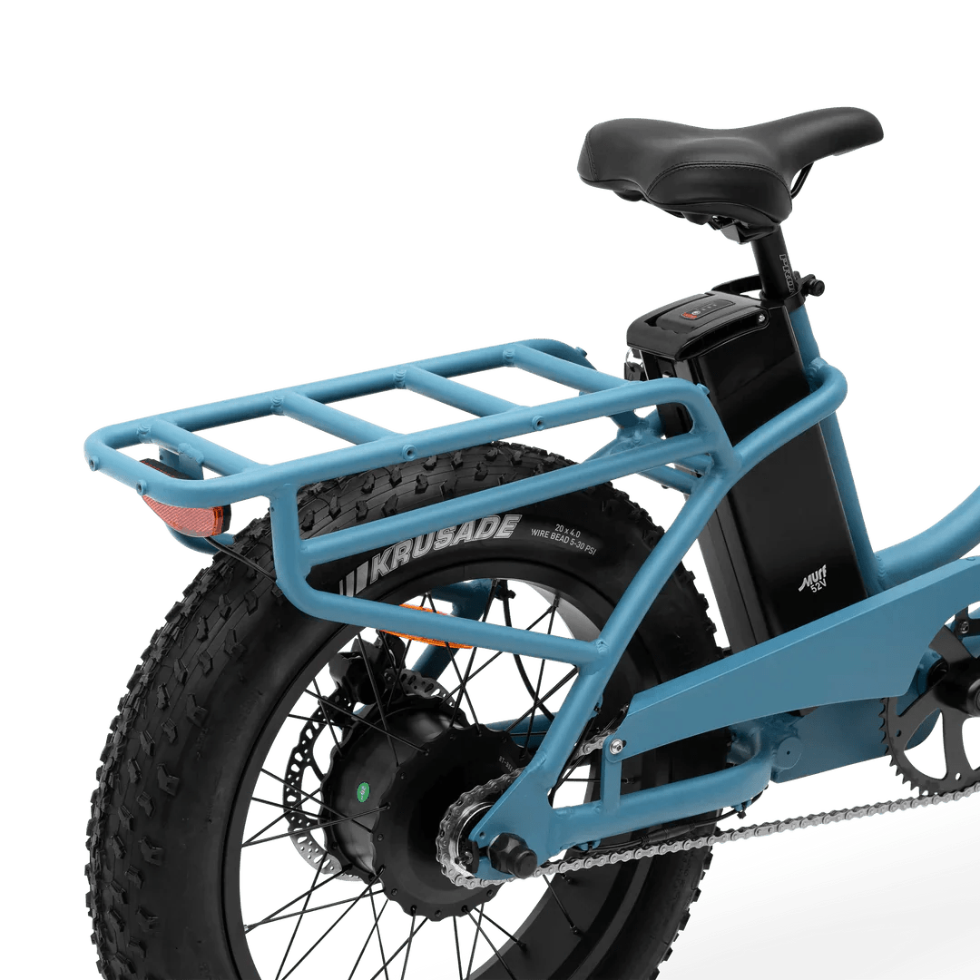 MURF Electric Urban eBike Higgs Step - Thru - 52v 750 w Fat Tire Electric Beach Cruiser eBike - Fat Tire Cruiser eBike - MURF|BLACK|2286 eBike Super Shop