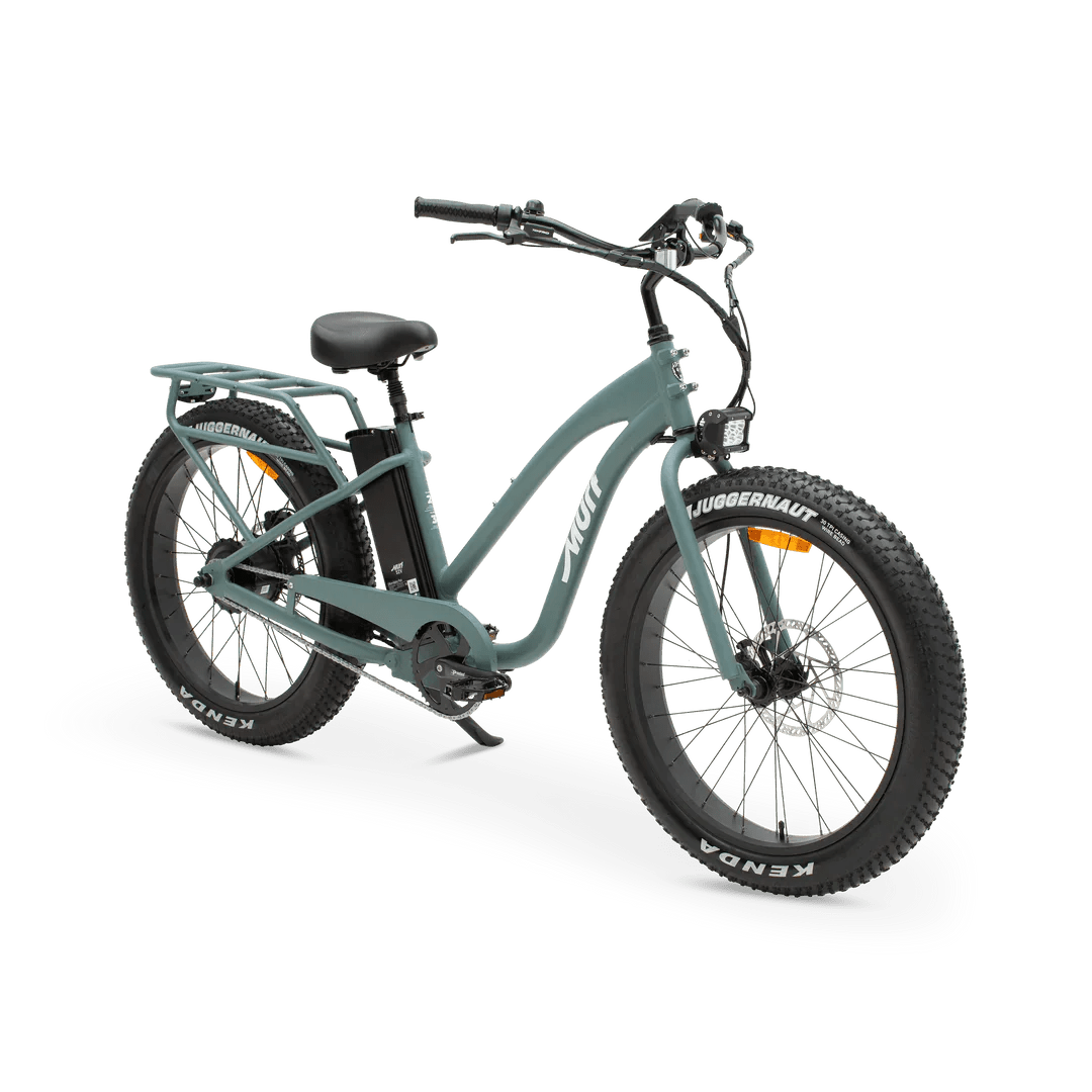 MURF Fat Tire Electric Beach Cruiser eBike Alpha ST - 52v 750 w Electric Beach Cruiser eBike - Fat Tire Cruiser eBike - MURF|BLACK|2293 eBike Super Shop