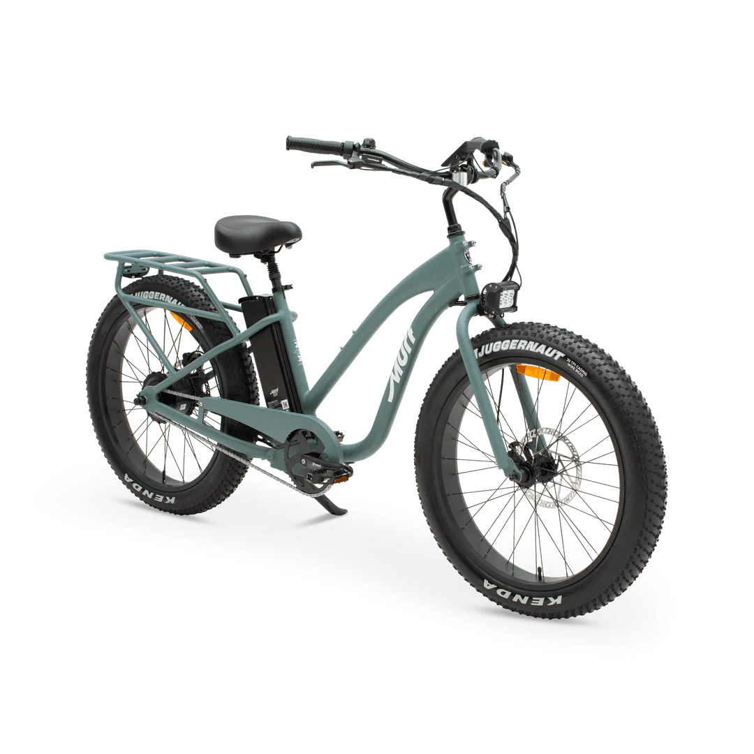 MURF Fat Tire Electric Beach Cruiser eBike Alpha ST - 52v 750 w Electric Beach Cruiser eBike - Fat Tire Cruiser eBike - MURF|BLACK|2293 eBike Super Shop