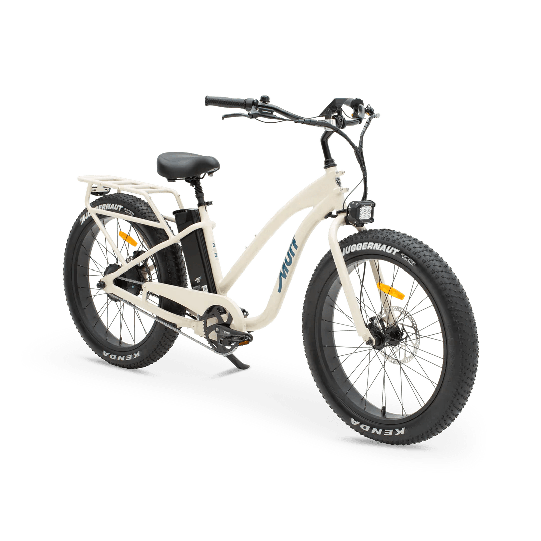 MURF Fat Tire Electric Beach Cruiser eBike Alpha ST - 52v 750 w Electric Beach Cruiser eBike - Fat Tire Cruiser eBike - MURF|BLACK|2293 eBike Super Shop