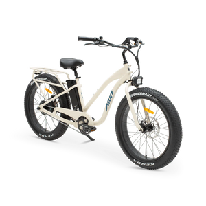 MURF Fat Tire Electric Beach Cruiser eBike Alpha ST - 52v 750 w Electric Beach Cruiser eBike - Fat Tire Cruiser eBike - MURF|BLACK|2293 eBike Super Shop