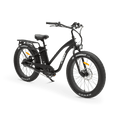 MURF Fat Tire Electric Beach Cruiser eBike Alpha ST - 52v 750 w Electric Beach Cruiser eBike - Fat Tire Cruiser eBike - MURF|BLACK|2293 eBike Super Shop