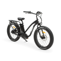 MURF Fat Tire Electric Beach Cruiser eBike Alpha ST - 52v 750 w Electric Beach Cruiser eBike - Fat Tire Cruiser eBike - MURF|BLACK|2293 eBike Super Shop
