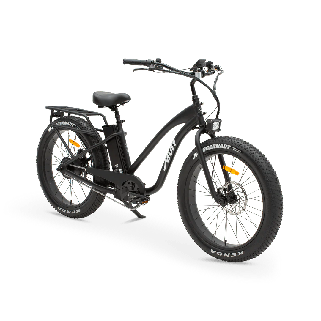 MURF Fat Tire Electric Beach Cruiser eBike Alpha ST - 52v 750 w Electric Beach Cruiser eBike - Fat Tire Cruiser eBike - MURF|BLACK|2293 eBike Super Shop