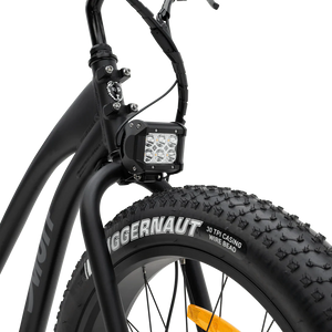 MURF Fat Tire Electric Beach Cruiser eBike Alpha ST - 52v 750 w Electric Beach Cruiser eBike - Fat Tire Cruiser eBike - MURF|BLACK|2293 eBike Super Shop