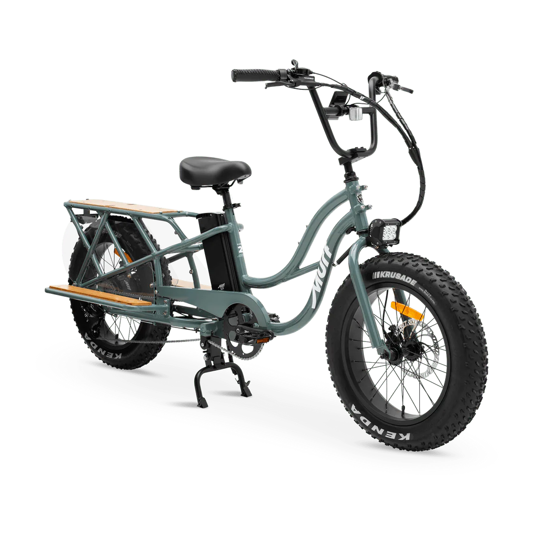MURF Higgs Cargo Fat Tire Electric Cargo Beach Cruiser eBike - 52v 750 w Electric Cargo eBike - Cargo eBike - MURF|SEABR|2303 eBike Super Shop