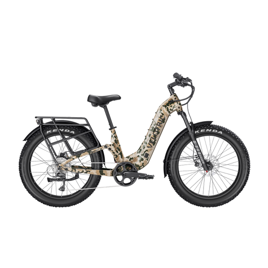 eBike Velotric Nomad 2X Step Thru Product Image Multi-Terrain Camo 1