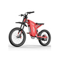 Red Freego X2 Pro electric bike, side view, on a white background