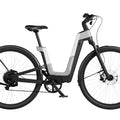 Urtopia Carbon Fusion Pro eBike in Elegant Gray, side view, showcasing sleek carbon frame and modern design
