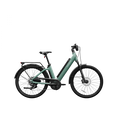 Green Segway Myon eBike side view, showcasing sleek frame design and integrated battery.