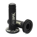 Black and grey Pro Taper eMOTO Grips, product image showing one black grip with grey accents.