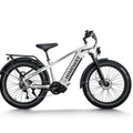 White Himiway D5 Pro Step Over electric bike, side view, displayed on a plain background.