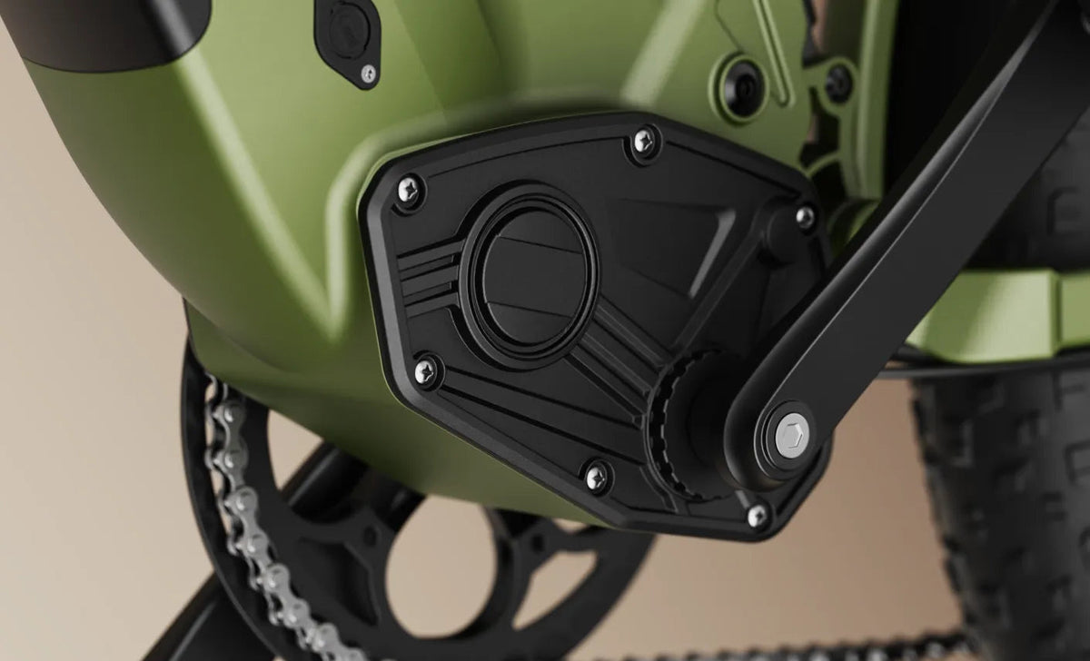 ENGWE E26 3.0 electric bike in matte black, shown from a side angle with thick tires, front suspension fork, rear rack, and integrated battery.