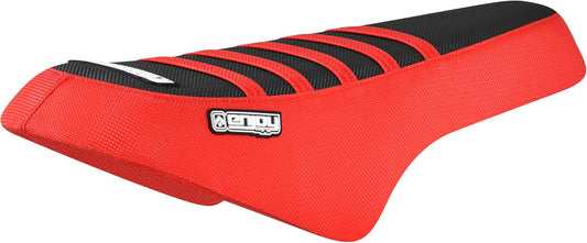 eBike Custom Seat - Macfox Custom Red w/Black Top & Red Ribs