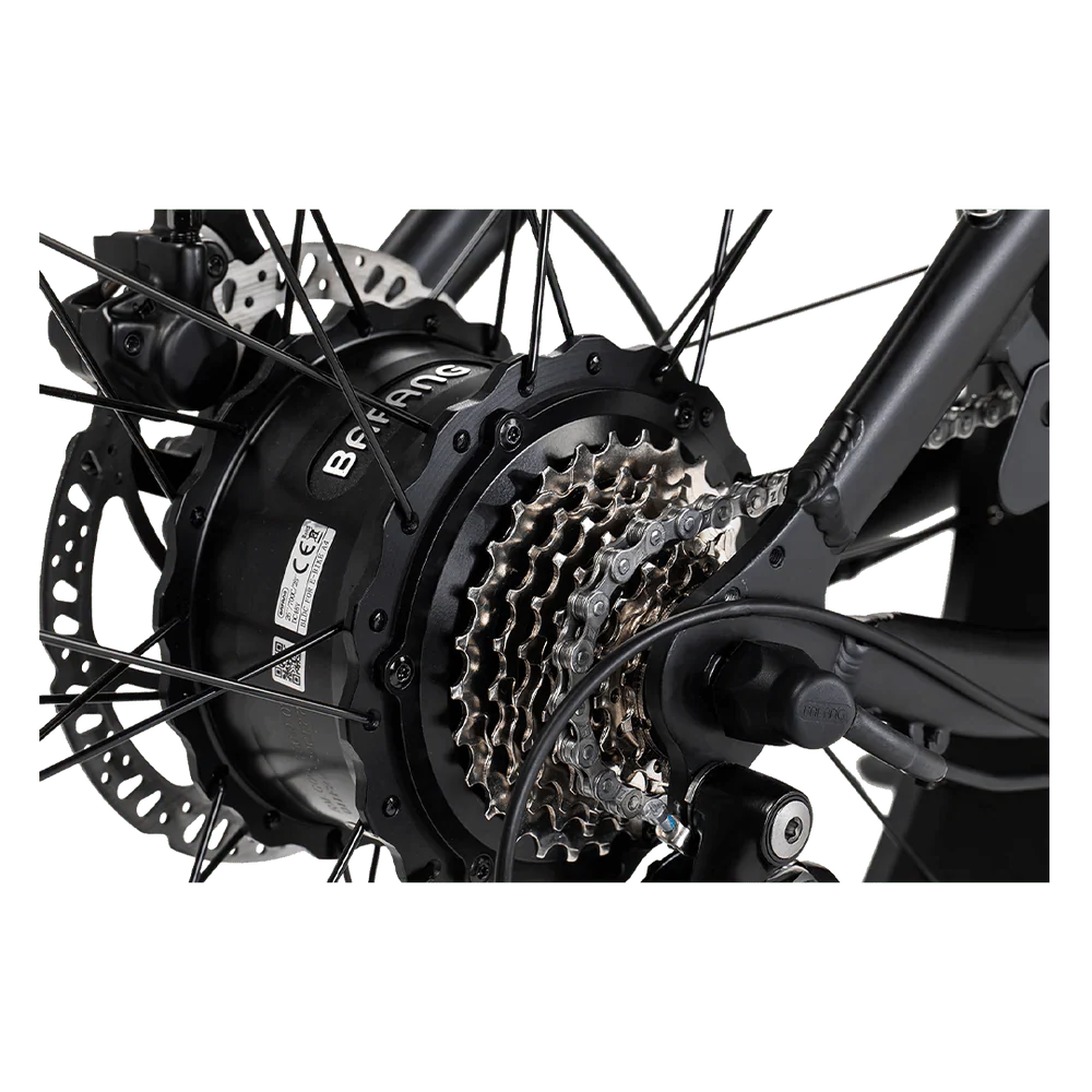 REVI Cheetah PLUS 750w Step Over Ebike 26x4 Fat Tire Electric Vintage eBike - Fat Tire Cruiser eBike - REVI|BLACK48V1|3000 eBike Super Shop