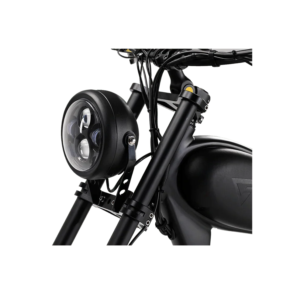 REVI Cheetah PLUS 750w Step Over Ebike 26x4 Fat Tire Electric Vintage eBike - Fat Tire Cruiser eBike - REVI|BLACK48V1|3000 eBike Super Shop